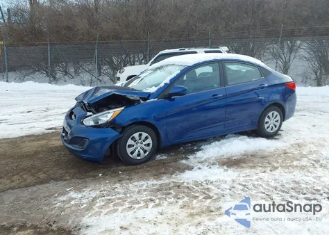 2017 Hyundai Accent Se from USA, damaged, VIN KMHCT4AE8HU205555